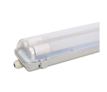 lekken oogst keten Waterdicht IP65 LED TL armatuur 150 cm - Inclusief LED TL verlichting -  Kant en klaar voor twee LED TL buizen - 5200 Lumen - LedlampshopXL