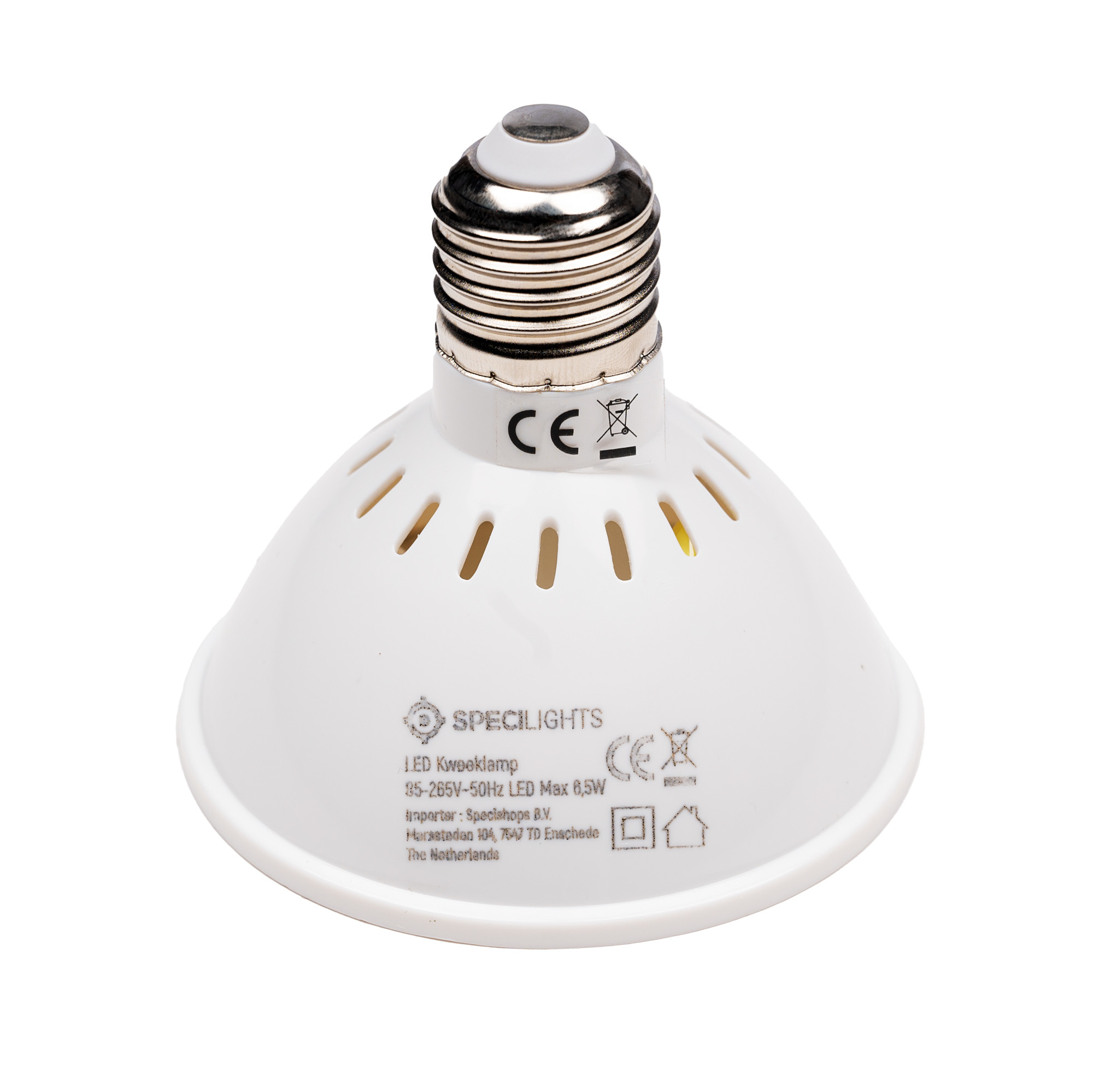 Led Kweeklamp Groeilamp met E27 fitting - LEDs - Full Spectrum lamp met grote fitting - LedlampshopXL