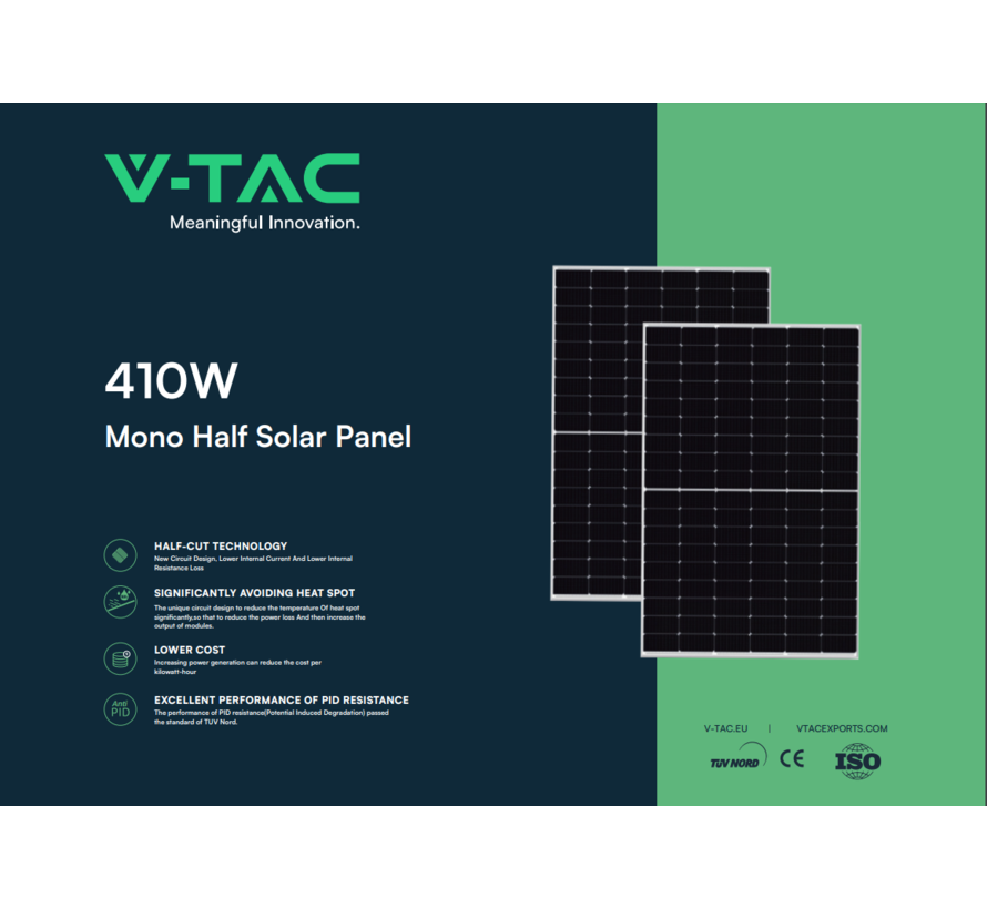 PALLETDEAL - 31 stuks mono zonnepaneel zwart  - 410WP per paneel