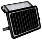 Solar buitenlamp - schijnwerper 10W 1080lm 3000K IP65 - sensor - Zwart