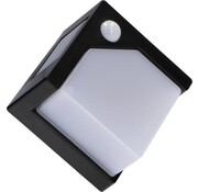 LED's light Solar buitenlamp - muurlamp - Pretoria - 2700K IP44 - sensor - Zwart