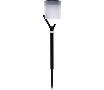 LED's light Solar buitenlamp - lamp met grondspies - Kathlehong - 2700K IP44 - sensor - Wit