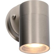 LED's light Buitenlamp zonder lichtbron - muurlamp Stockholm - GU10 fitting - IP44 - Roestvaststaal(RVS)