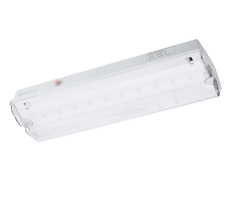 LED Noodverlichting Vluchtwegverlichting 3W IP65 Waterdicht - Inclusief Pictogrammen