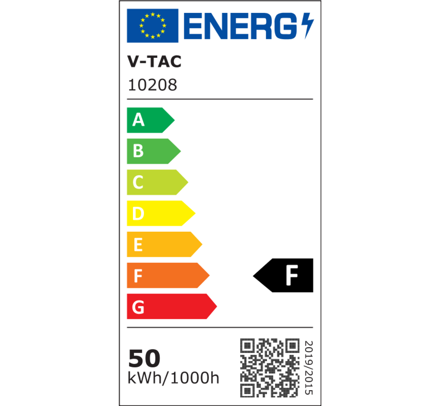 LED Straatlamp 50W - 6500K - 4270 Lumen - IP65 - 2 jaar garantie - V-tac
