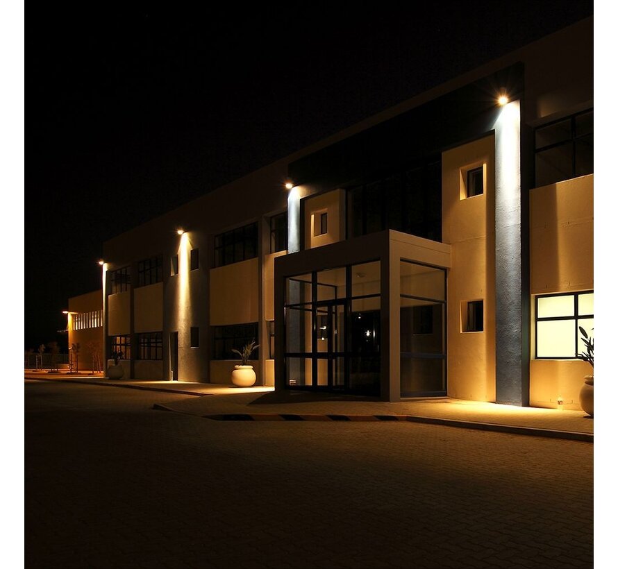 30W V-TAC Floodlight met Samsung Chip - 1M Draad - 4000K - Zwart
