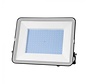 V-TAC 200W Floodlight met Samsung Chip, 1m Kabel, 6500K, Zwart Body, Grijs Glas
