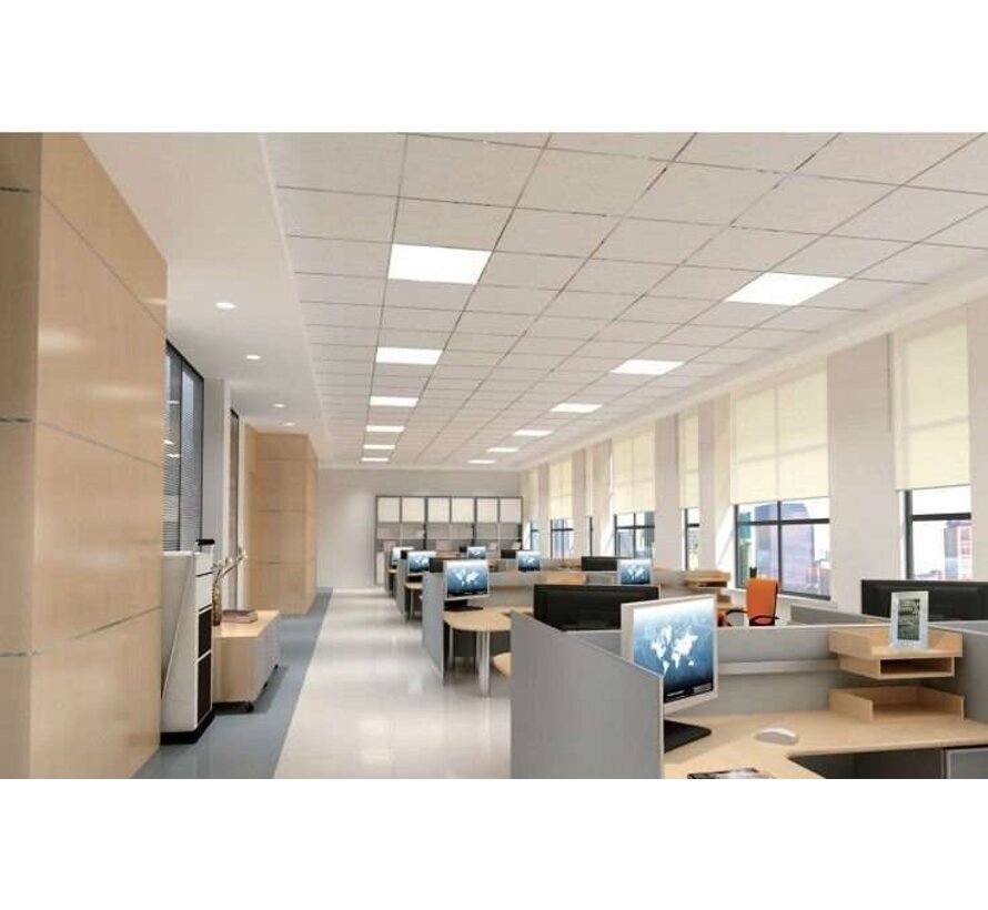2 stuks LED Paneel 60x60cm 36W 105LM/W - Lichtkleur 3000K - Philips driver