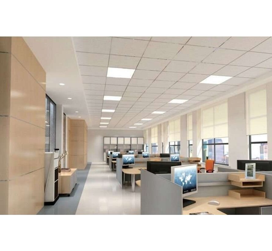 2 stuks LED Paneel 60x60cm 36W 105LM/W - Lichtkleur 6000K - Philips driver