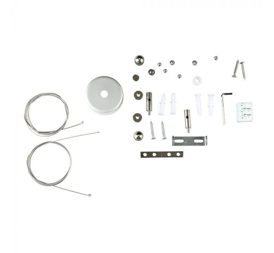 40W LED Lineaire Hanglamp met Samsung Chip en 6400K Lichtkleur in Zwart