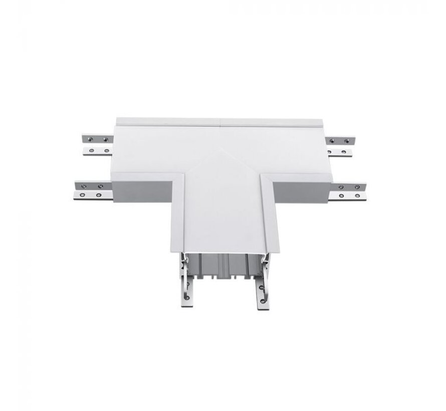 T-vorm connector 14W met Samsung chip, 4000K, zilveren behuizing - V-TAC