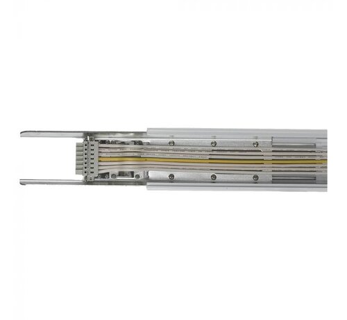 V-tac S Line Follow Trunking Rail met 8 Draden in Wit voor Lineaire Trunking Lichten van V-TAC