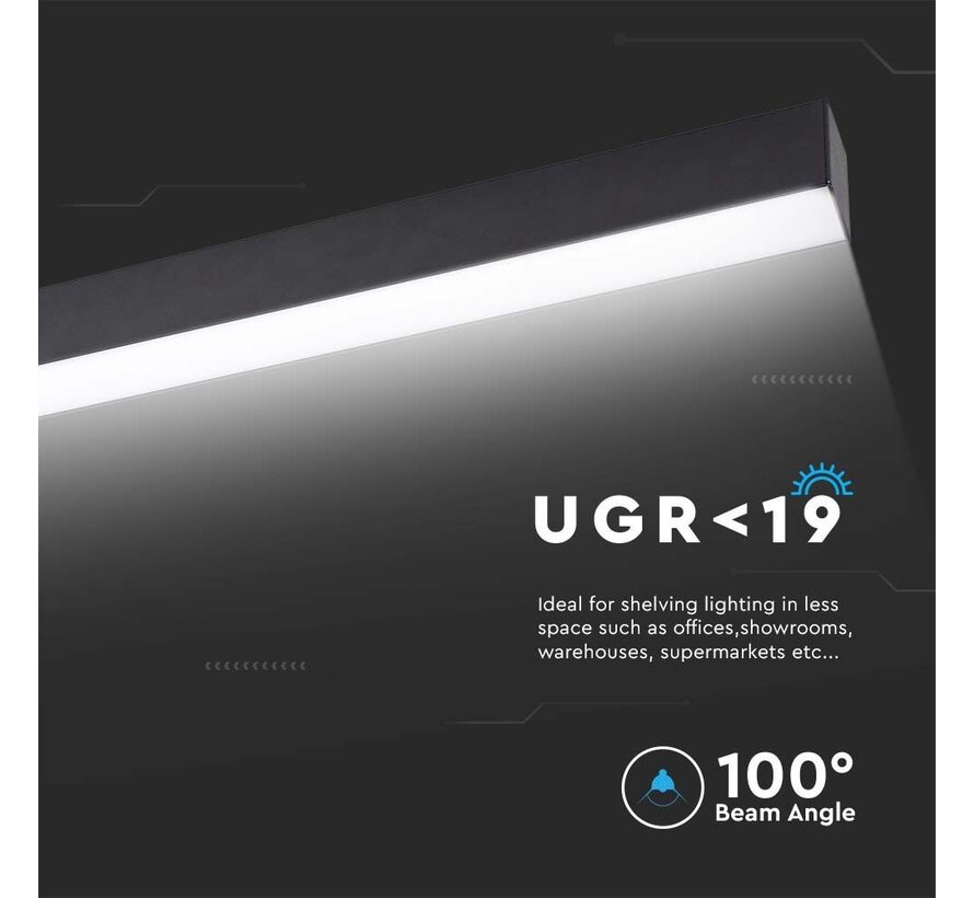 40W LED Lineaire Opbouwverlichting met Samsung Chip en 3000K