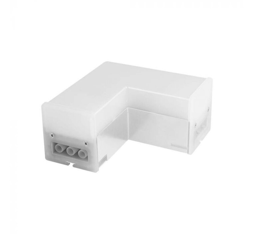 L Connector 6500K Witte Behuizing - Efficiënte SMD LED Verbinding voor Lineaire Verlichting
