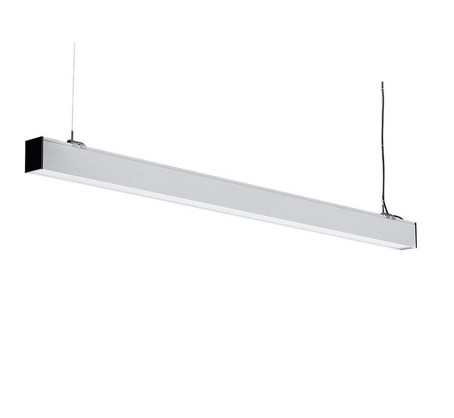 40W LED Hanglamp met Samsung Chip - 4000K, Witte Behuizing, UGR<19, Perfect voor Thuis en Kantoor