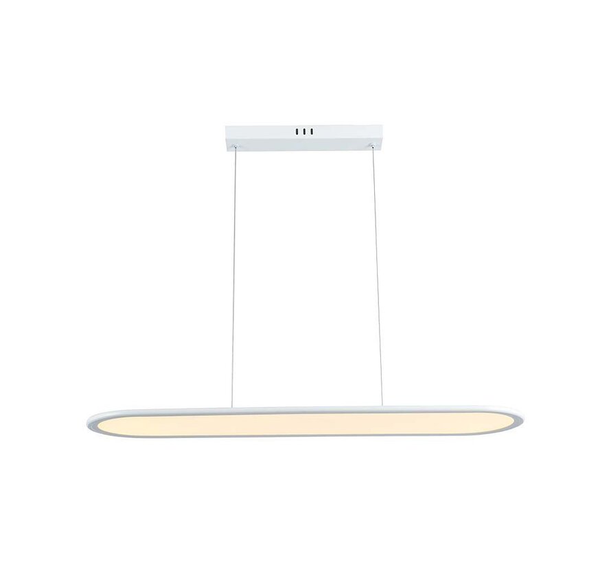 V-TAC 24W Hanglamp LED 80x100CM met 4000K in wit voor elegant interieur