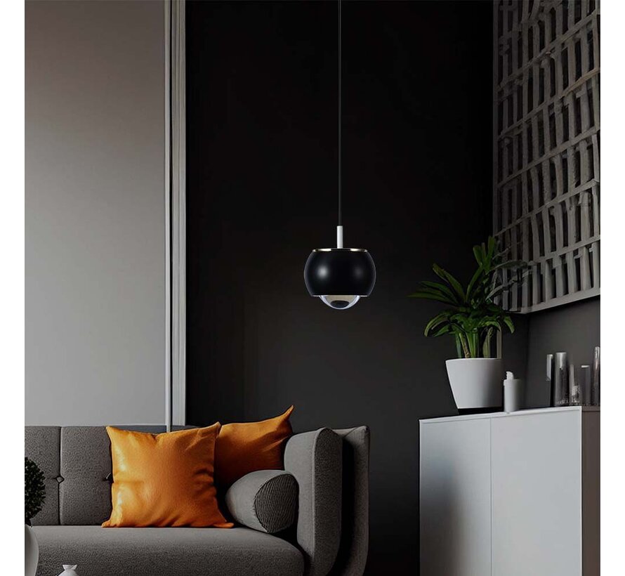 V-TAC 9W Hanglamp (10x10x100CM) 4000K Zwart - Stijlvolle LED verlichting voor elke ruimte.