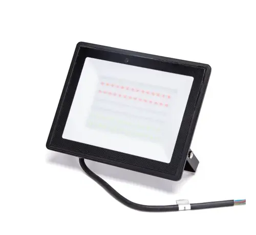 50W RGB LED Bouwlamp - Floodlight inclusief Remote - Waterdicht met 0.5M kabel