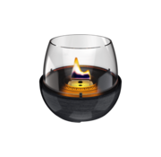 Tenderflame Tenderflame Tulip 18 Reactive Glass Zwart