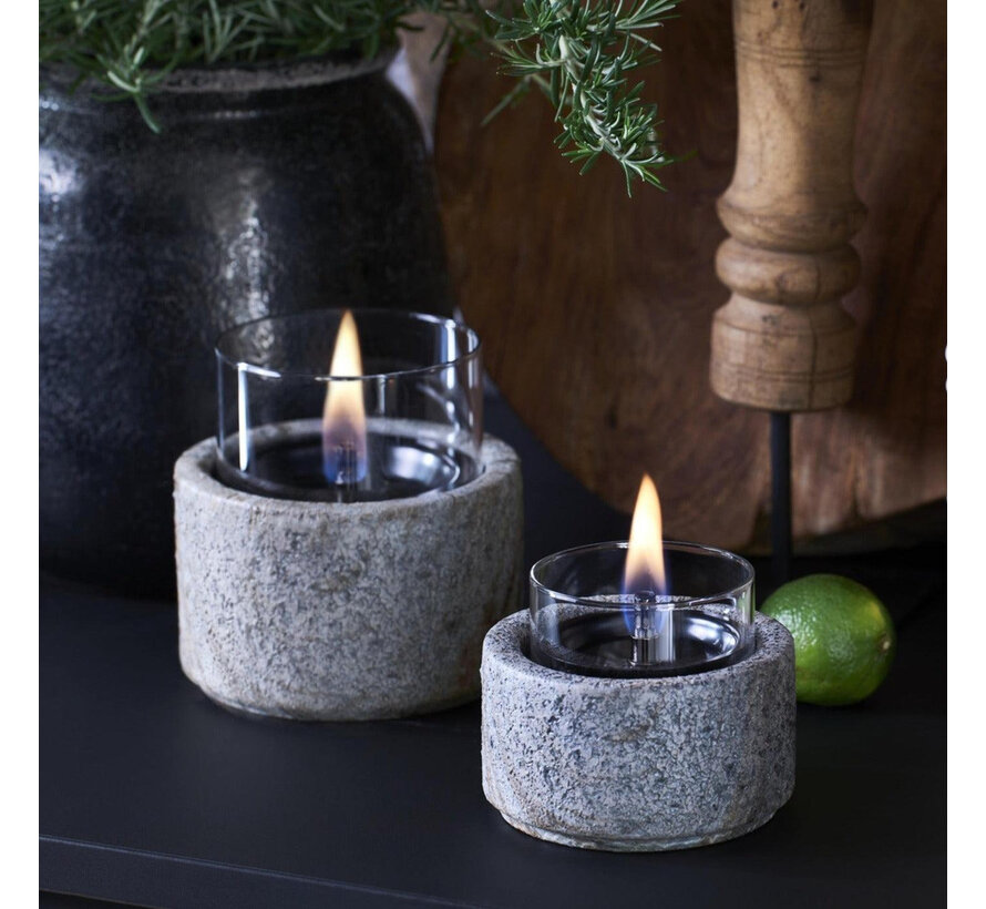 Tenderflame Leisteen – Ø 10,8 cm Tafelhaard, 200 W Rook- & Geurvrij