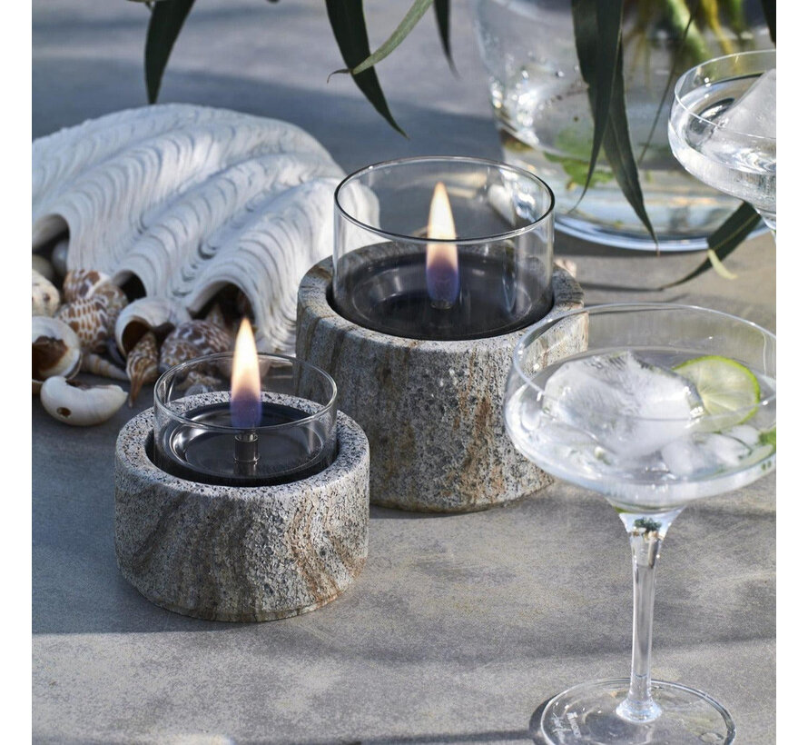 Tenderflame Leisteen – Ø 10,8 cm Tafelhaard, 200 W Rook- & Geurvrij