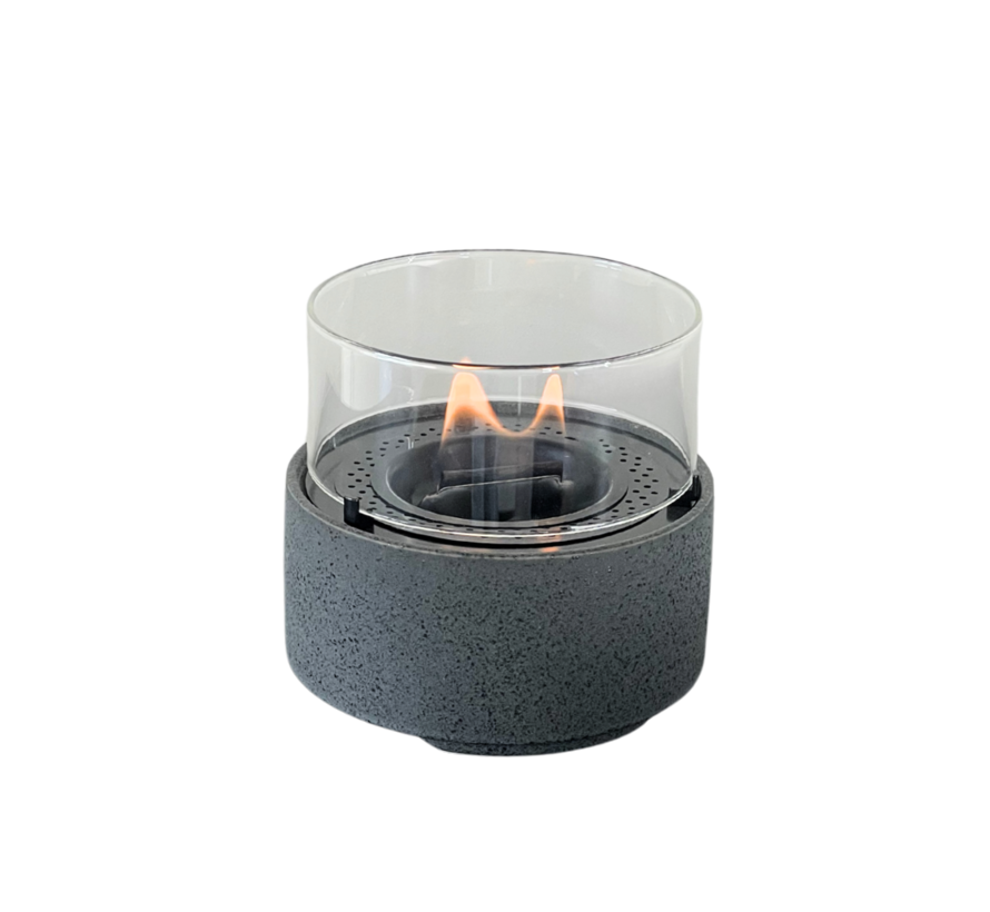 Tenderflame Café 14 Lava – Rookvrije Lavaporselein Tafelhaard Ø14 cm