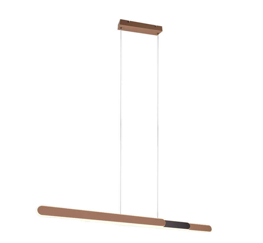 TRIO Hanglamp HELIOS - Koffie metaal