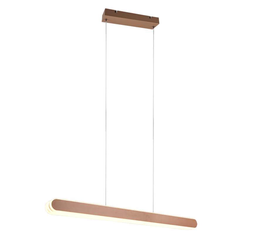 TRIO Hanglamp HELIOS - Koffie metaal