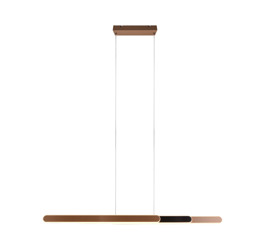 TRIO Hanglamp HELIOS - Koffie metaal