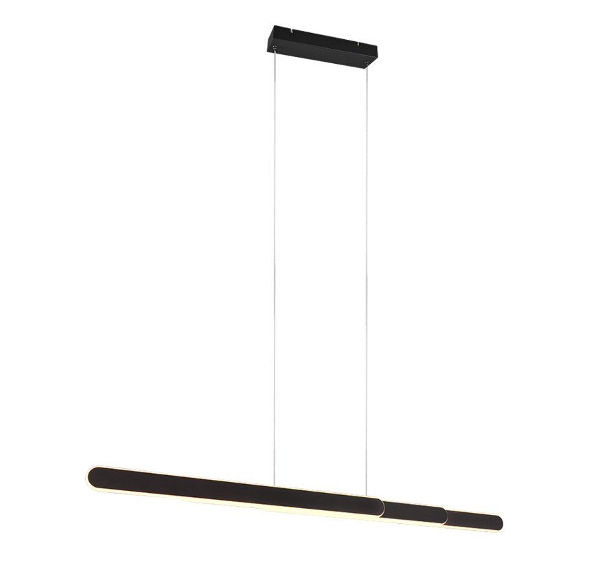 TRIO Hanglamp HELIOS - Zwart