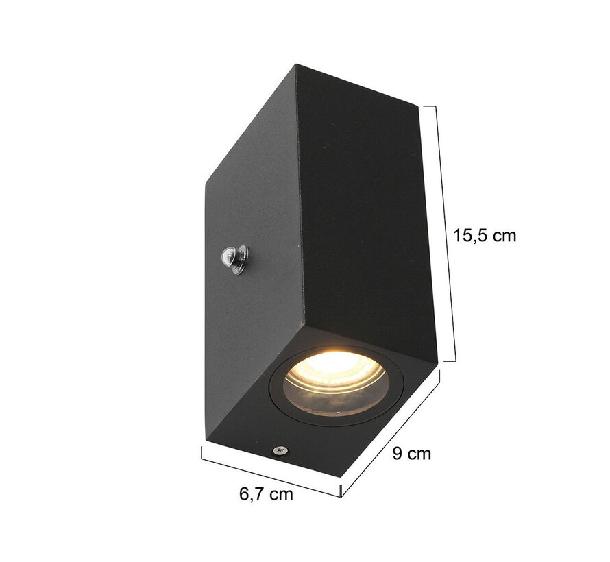Buitenlamp Logan 2721ZW Zwart