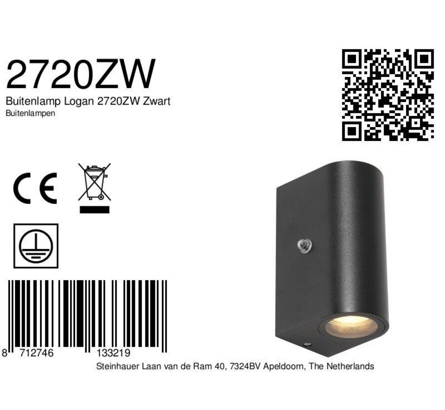 Outdoor lamp Logan 2720ZW Black