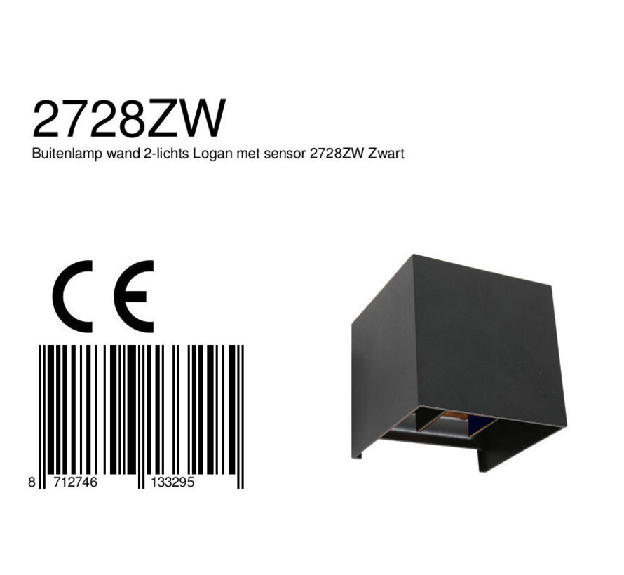 Outdoor light Logan 2728ZW Black