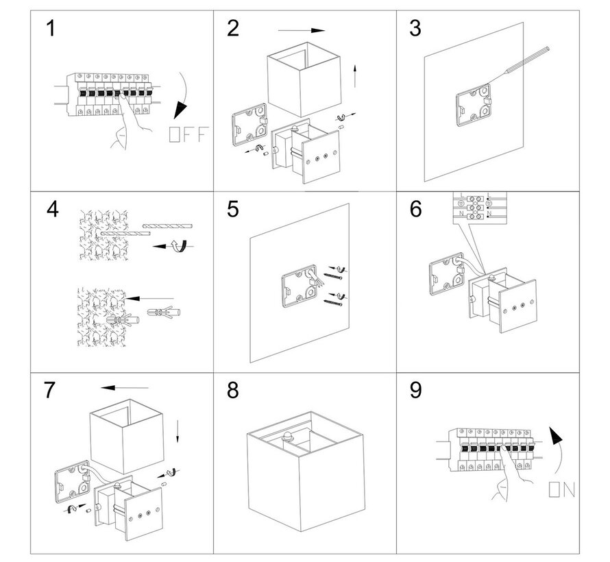 Outdoor light Logan 2728ZW Black