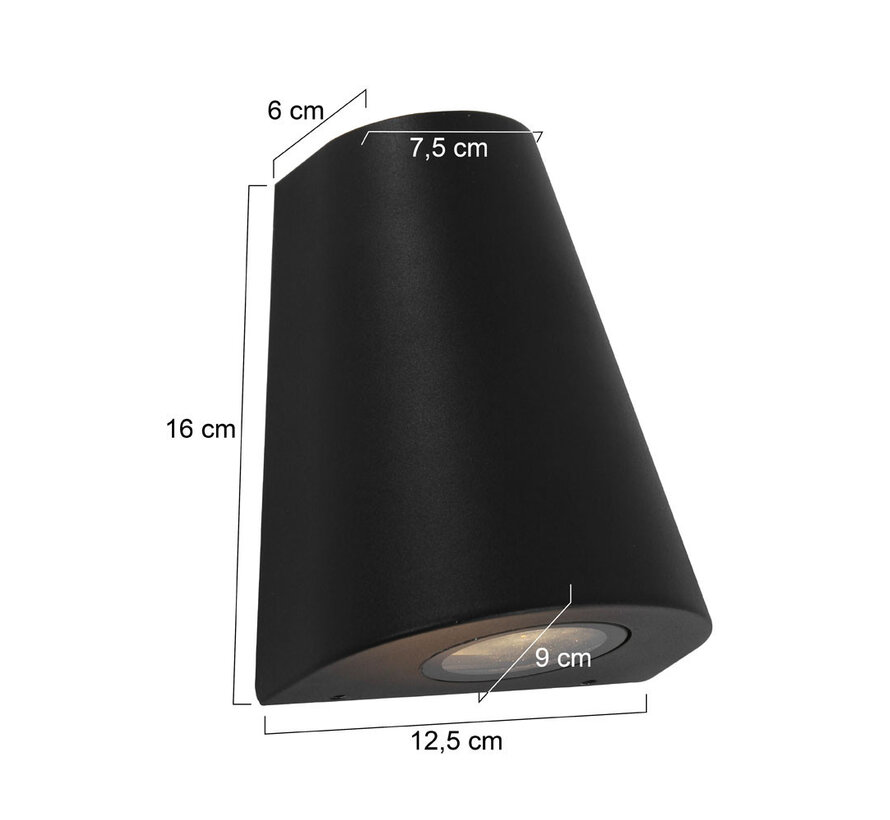 Buitenlamp Logan 1498ZW Zwart