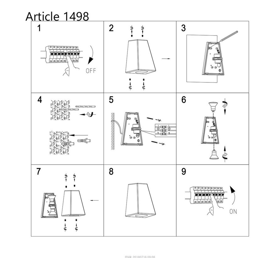 Buitenlamp Logan 1498ZW Zwart