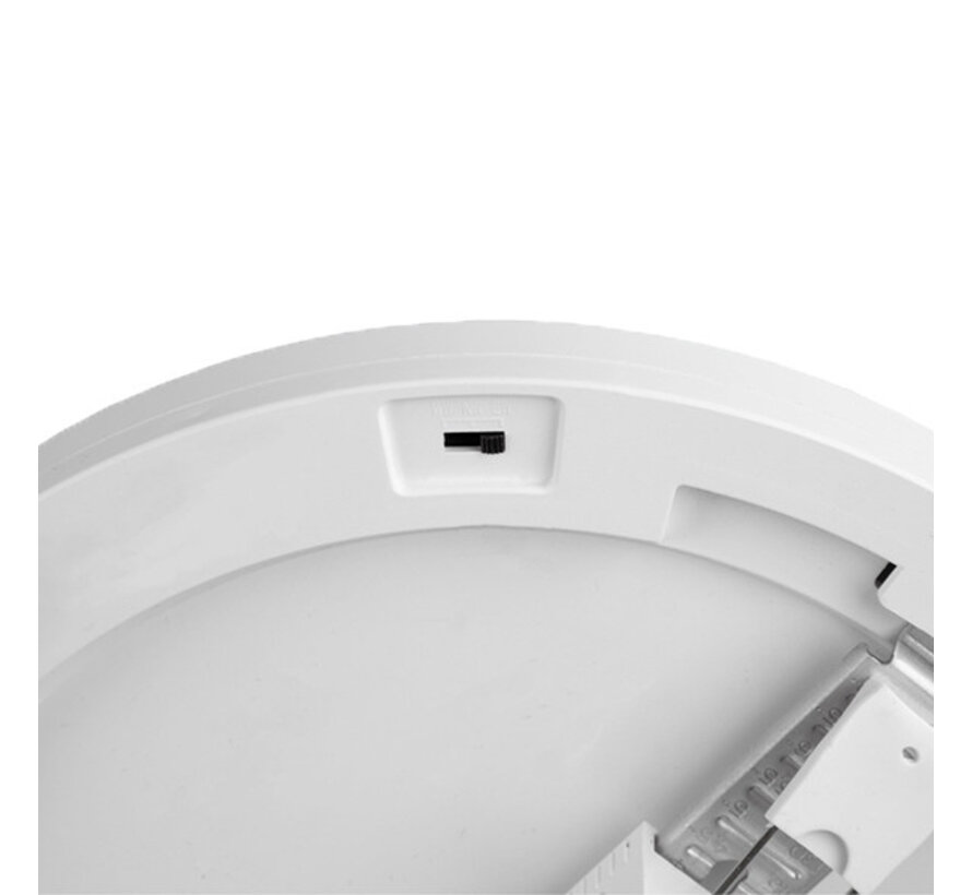 LED Downlight 12W - Verstelbare klemveren - Zaaggat 55-125MM - CCT - opbouw/inbouw