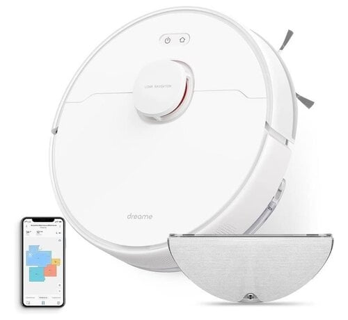 DREAME DREAME D9Max Wit - 2-in-1 robotstofzuiger - Laser-intelligente LDS-navigatie - 4.000 Pa - Kaarten met meerdere verdiepingen