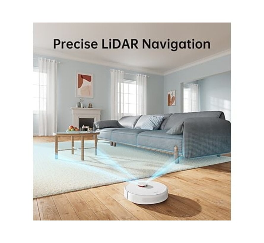 Dreame D9 Max Robotstofzuiger – 4000Pa Zuigkracht, LiDAR Navigatie & 2-in-1 Dweilfunctie