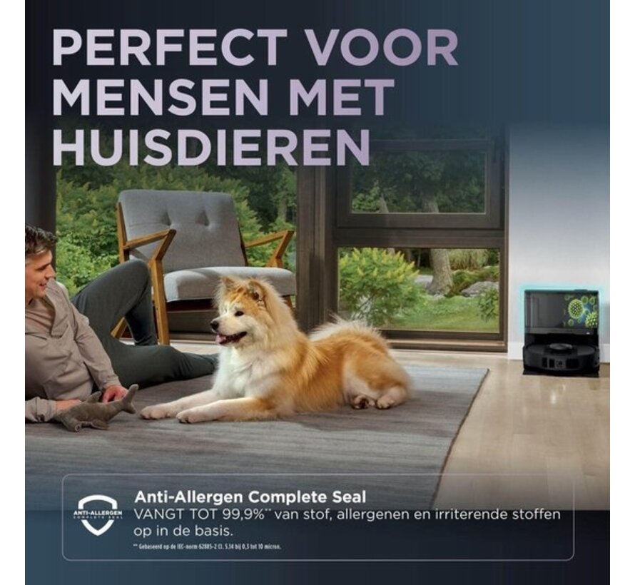 Shark PowerDetect NeverTouch Pro 2-in-1 Robotstofzuiger en Mop – Automatisch Leeg- en Reinigingssysteem