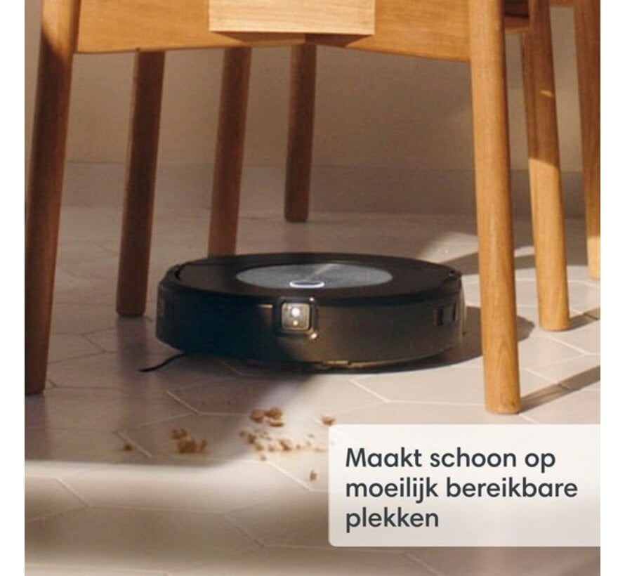 iRobot Roomba Combo j7+ – 2-in-1 Robotstofzuiger met Dweilfunctie, Objectdetectie & Automatische Vuilafvoer