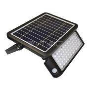 10W solar bouwlamp zwart