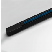 3-Fase Spanningsrail Zwart 150 cm – Professionele Opbouwrail voor LED Railspots