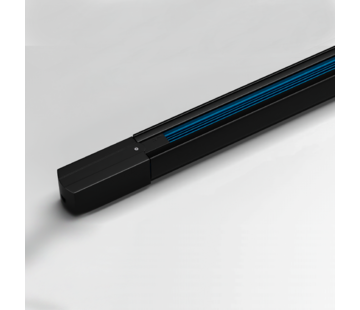 3-Fase Spanningsrail Zwart 150 cm – Professionele Opbouwrail voor LED Railspots