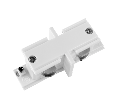 I-Middenconnector / Middenvoeding voor 3-Fase Spanningsrails – Compact - Wit