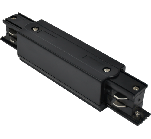 I-Middenconnector / Middenvoeding voor 3-Fase Spanningsrails - Zwart