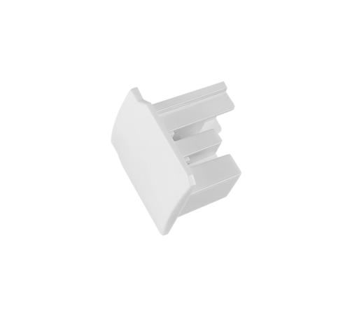 Afsluitkap / Eindplug voor 3-Fase Spanningsrails – Wit