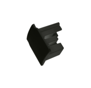 Afsluitkap / Eindplug voor 3-Fase Spanningsrails – Zwart