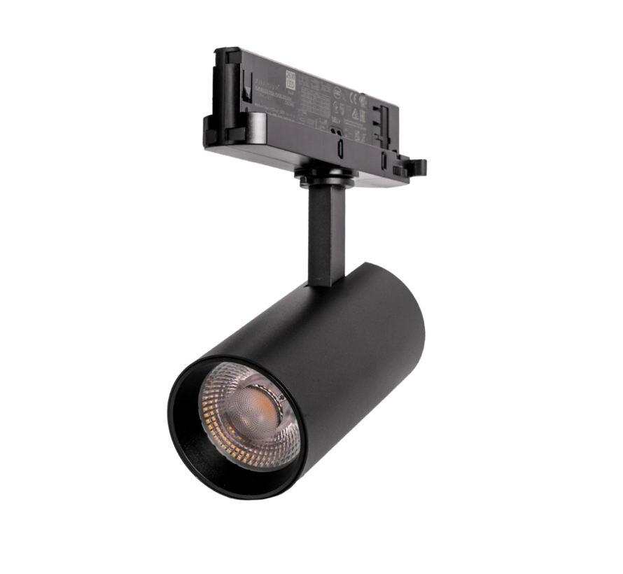 Tracklight Railspot 20 W – Zwart – Warm wit 3000K - Philips LED Chip - Philips Driver