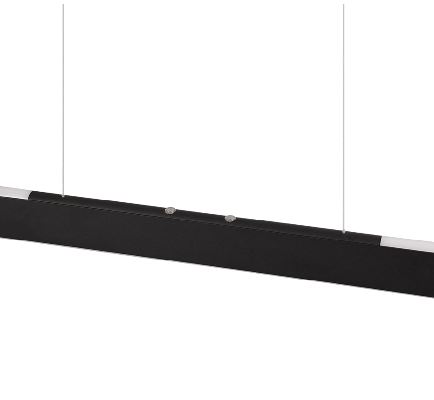 TRIO Helios LED hanglamp – mat zwart – 100 cm – 28W 3300 lm 2700–6500K
